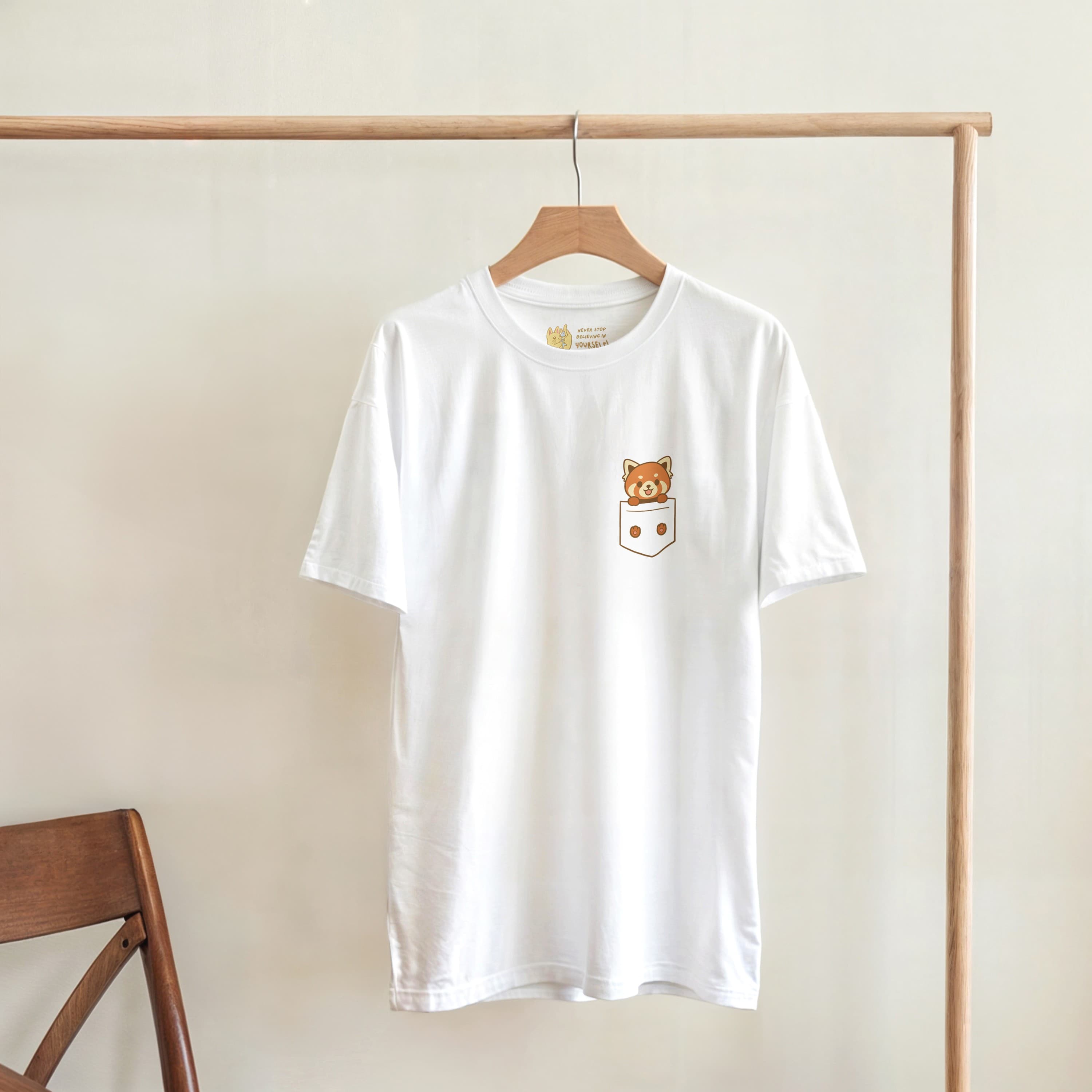 Red Panda in Pocket Casual Shirt thumbnail 2