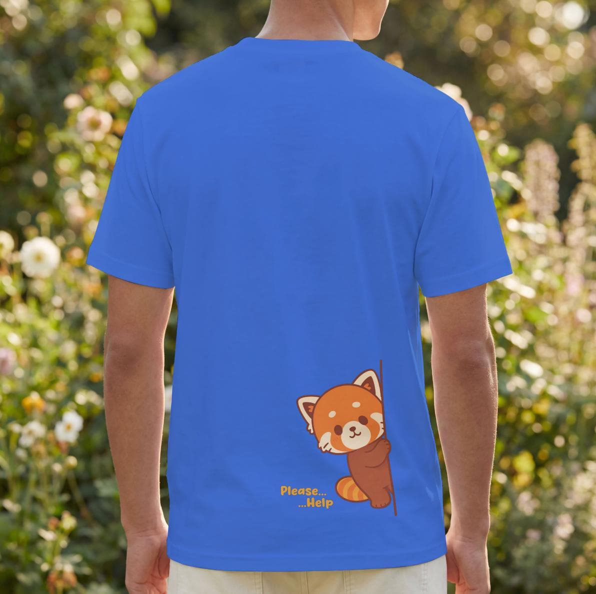 [Pre-order] "Fear Me!" Red Pand - Quick Dry Badminton Tee thumbnail 2