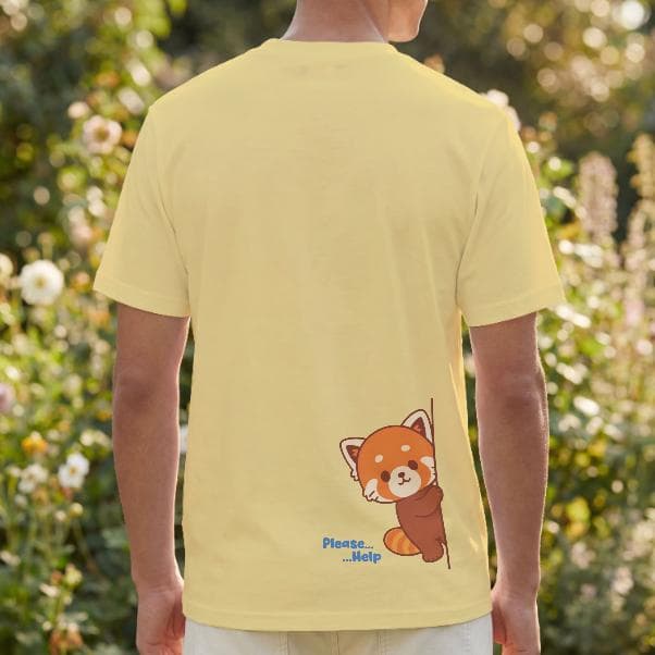[Pre-order] "Fear Me!" Red Pand - Quick Dry Badminton Tee thumbnail 4
