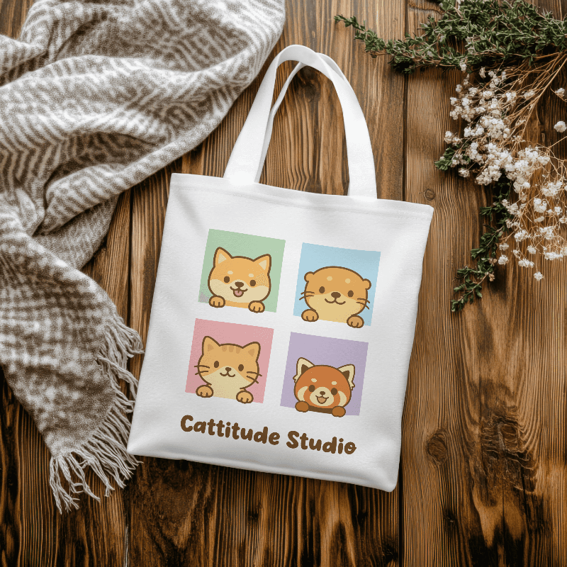 Paws & Tails Duo‑Side Tote